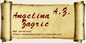 Angelina Žagrić vizit kartica